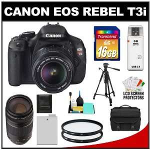  Canon EOS Rebel T3i 18.0 MP Digital SLR Camera Body & EF S 18 