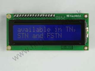 10PCS UC162C STN BLUE/WHITE LCD MODULE (80 x 36mm)  