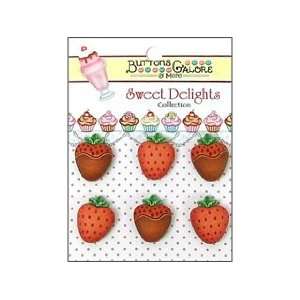   Galore Button Sweet Delights Strawberries Arts, Crafts & Sewing