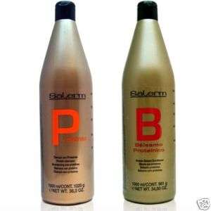 Salerm Protein Shampoo 1000ml & Conditioner 1000ml Set  