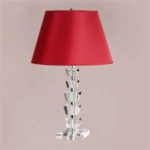  Orly Table Lamp with Classic Shade in Crystal: Home 