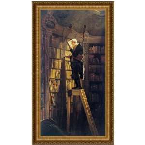 The Bookworm, 1850 Canvas Replica Painting Medium 