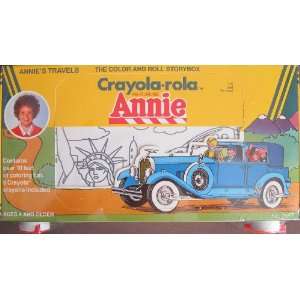   Annies Travels Crayola Rola Color and Roll STORYBOX: Toys & Games
