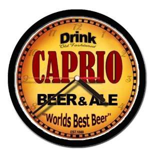  CAPRIO beer and ale cerveza wall clock: Everything Else