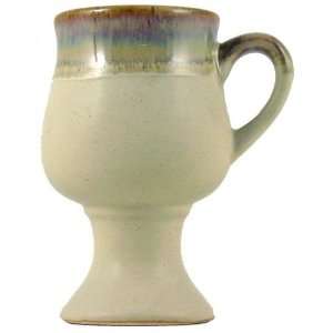  Padilla Stoneware Goblet with Handle 10oz: Kitchen 