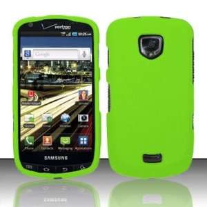  EMPIRE Neon Green Rubberized Hard Cover Case for Samsung 