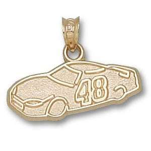    Jimmie Johnson Car 3/8in 10k Pendant/10kt yellow gold Jewelry