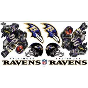  NFL Baltimore Ravens Skinit Liquid Blue Car Decals: Sports 