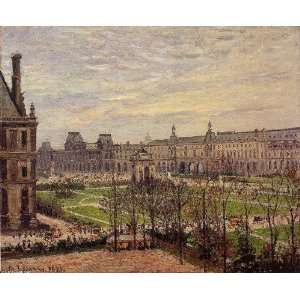   Camille Pissarro   32 x 26 inches   The Carrousel. Grey Weather Home