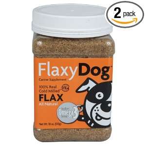  Stober Farms Flaxy Dog, Milled Brown Flax Seed, 18 Ounce 