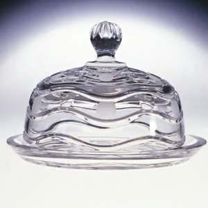 CRYSTAL DECORATIVE CAKE PLATE SERVER WITH DOME   GIFT  