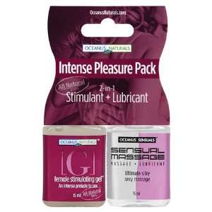   intense pleasure pack   stimulant and lubrica: Health & Personal Care