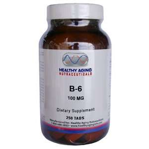  Healthy Aging Nutraceuticals B 6 100 Mg 250 Tablets 
