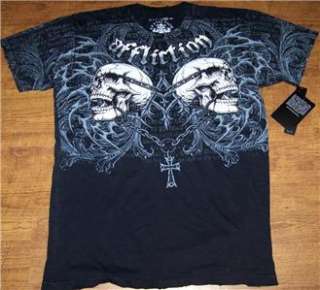AFFLICTION COLLAPSE TEE SIZE M NWT  