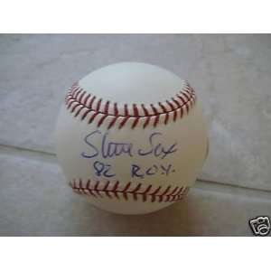   Steve Sax Dodgers 82 Roy Signed Official Nl Baseball: Sports