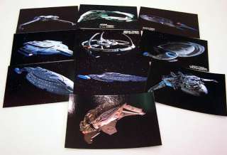 Star Trek Postcard Set of 10 Space Ship Postcards  