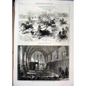  1869 Horse Racing Windsor Steeplechase Dining Hall