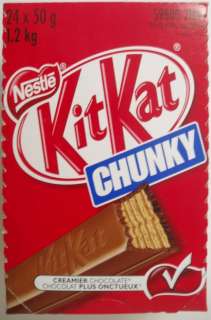 Nestle KIT KAT CHUNKY Box of 24 x 50g Chocolate Bars  