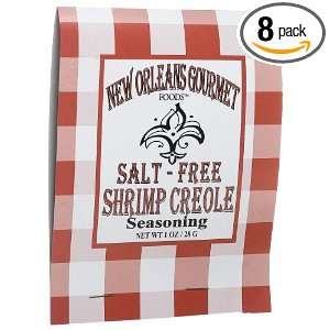 New Orleans Gourmet Foods Salt Free Shrimp Creole Seasoning, 1 Ounce 