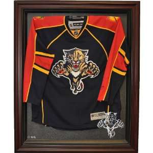  Caseworks Florida Panthers Mahogany Jersey Display Case 