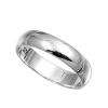 Stainless Steel High Polish Ring With Free One Side Engraving