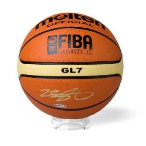  Lebron James Autographed Basketball   Molten FIBATeam USA 