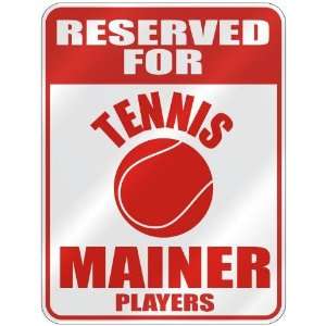   ENNIS MAINER PLAYERS  PARKING SIGN STATE MAINE