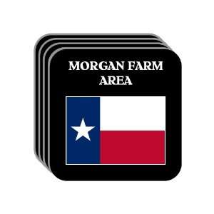 US State Flag   MORGAN FARM AREA, Texas (TX) Set of 4 Mini 