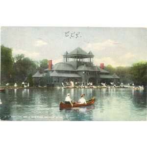 1913 Vintage Postcard Pavilion   Belle Isle Park   Detroit Michigan