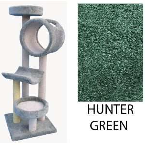  4 Level Cat House   Hunter Green (Hunter Green) (66H x 30 