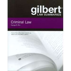  Gilbert Law Summaries on Criminal Law, 18th [Paperback 