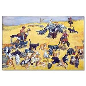  Herding Cats Funny Large Poster by 