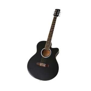   Acoustic Cutaway Guitar with FREE Guitar Stand Musical Instruments