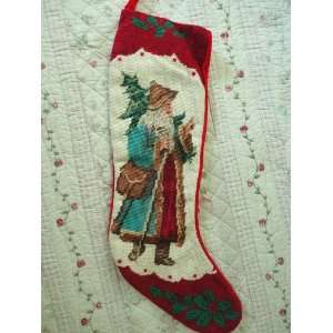  Gorgeous Handmade Christmas Wool Needlepoint Stocking 104 