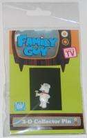 The Family Guy TV Show Brian Figure 3 D Ruberized Pin  