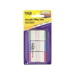   File Tabs, 1 x 1 1/2, Striped, Blue/Green/Red, 66/Pack: Home & Kitchen