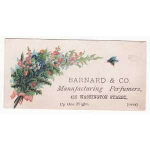 Barnard & Co. Manufacturing Perfumers, 415 Washington St. Providence 