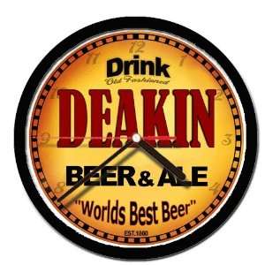  DEAKIN beer ale cerveza wall clock: Everything Else