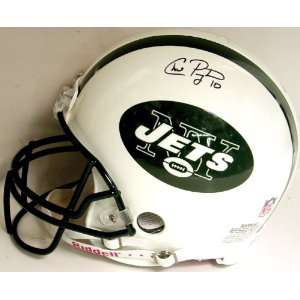 Chad Pennington Hand Signed NY Jets Helmet:  Sports 