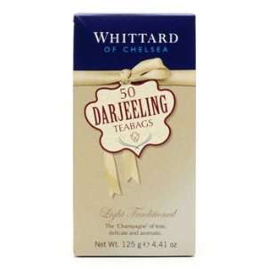 Whittard Black Tea Darjeeling Tea / 50 Tea Bags / 150g / 5.3oz.