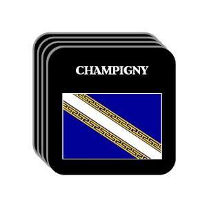  Champagne Ardenne   CHAMPIGNY Set of 4 Mini Mousepad 