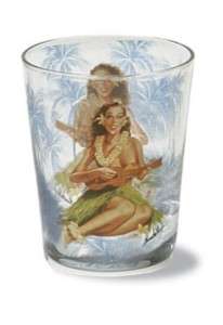 Hawaiian Souvenirs Ukulele Girl 1 oz Shot Glass  