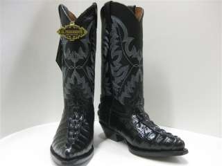 LADIES WOMENS CROCODILE ALLIGATOR TAIL COWBOY BOOTS RODEO DANCING 