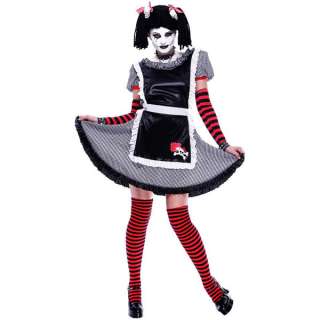 Gothic Rag Doll Punk Rock Costume Adult Small  