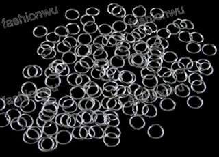 Lot 1000 Pcs Silver Plated 5mm Jump Rings Findings 1  