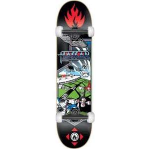  Black Label Hassan Space Junk Complete Skateboard   8.25 w 