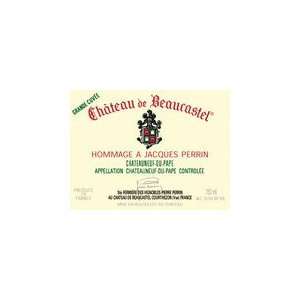 Chateau de Beaucastel Chateauneuf du Pape Hommage a Jacques Perrin 