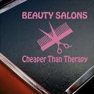  Beauty Salon Cheap Therapy Pink Decal Hair Dresser Pink 