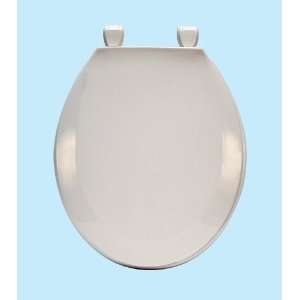   1200 001 Economy Plastic Round Toilet Seat, White: Home Improvement
