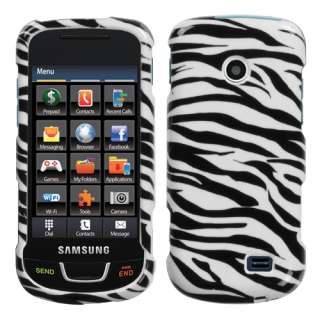   Samsung T528G Cell Phone Zebra Black White Protector Hard Case Cover